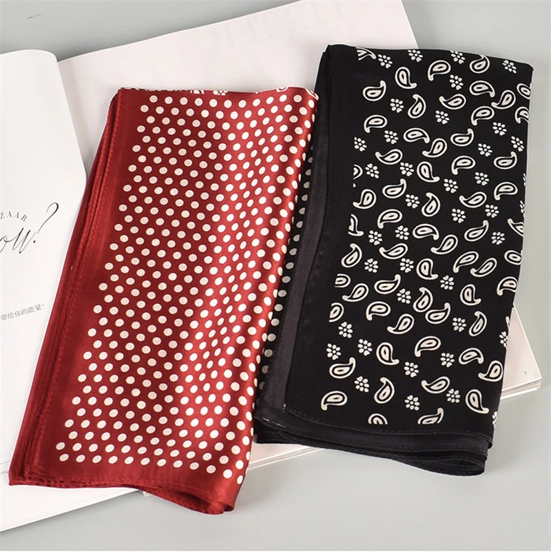 100% Silk Multifunctional Fashion Polka DOT Printed Women's Scarf