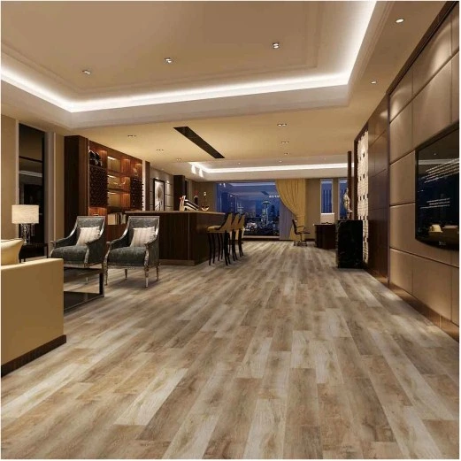 Anti-Scratch Rigid Core Luxury Vinyl Flooring Burnt Oak