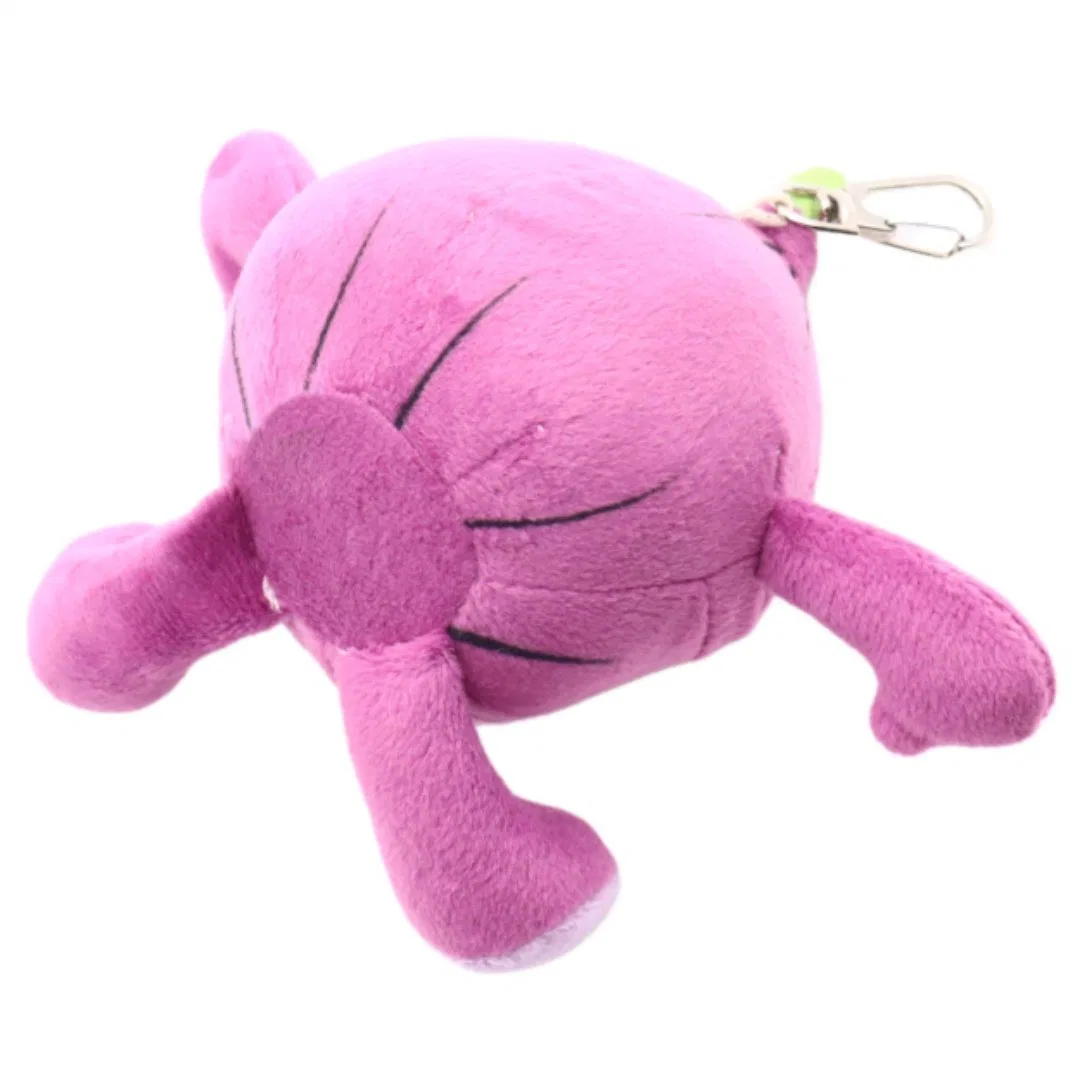 Custom mignon drôle de légumes des jouets en peluche doux petit oignon violet assis court clip Key Ring 16cm Sac farcies de chaîne de clé