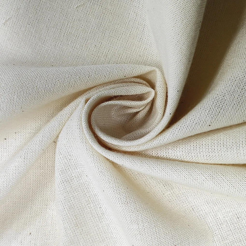 Färbbare Baumwolle Greige Loomstate Twill Satin Stoff