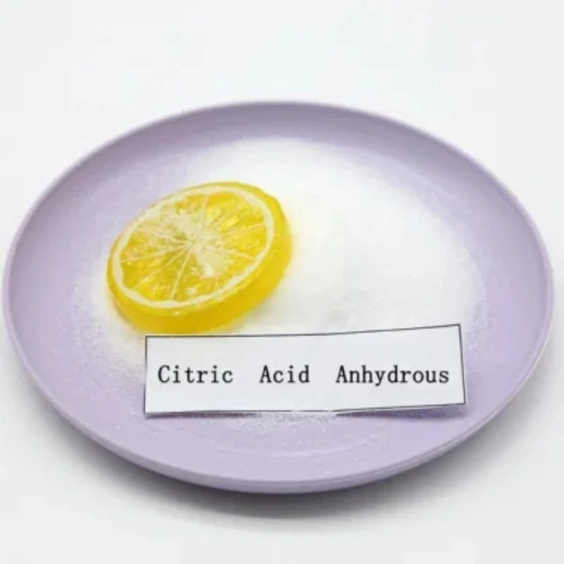 Fabricant Prix qualité alimentaire acide de citron organique Mono anhydre/monohydraté Poudre d'acide citrique pour additifs alimentaires