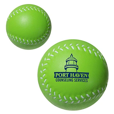 Wholesale/Supplier PU Foam Toys Customizable Promotional Stress Ball Red Baseball Shape