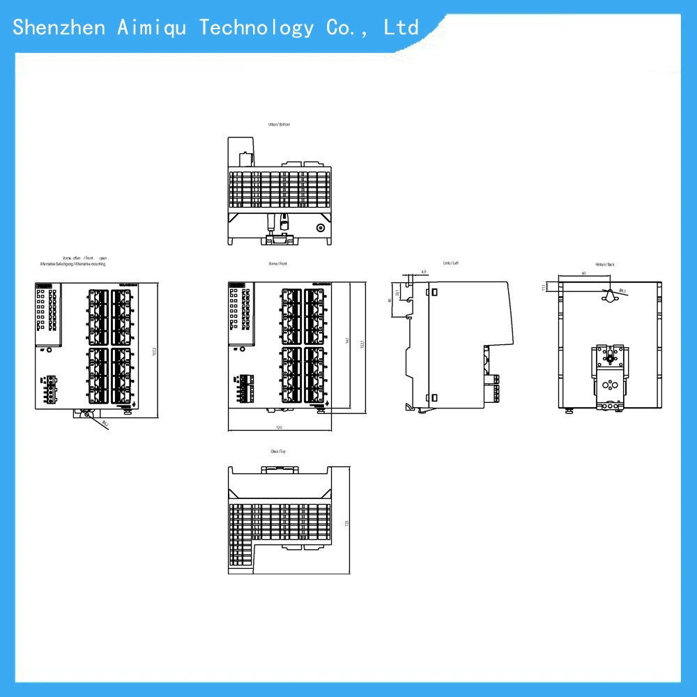 6GK5116-0BA00-2AC2 Scalance Xc116 Ie Industrial Ethernet Unmanaged Switch 16 puertos Ethernet 10/100 Mbit/s puertos RJ45 nuevo sin abrir