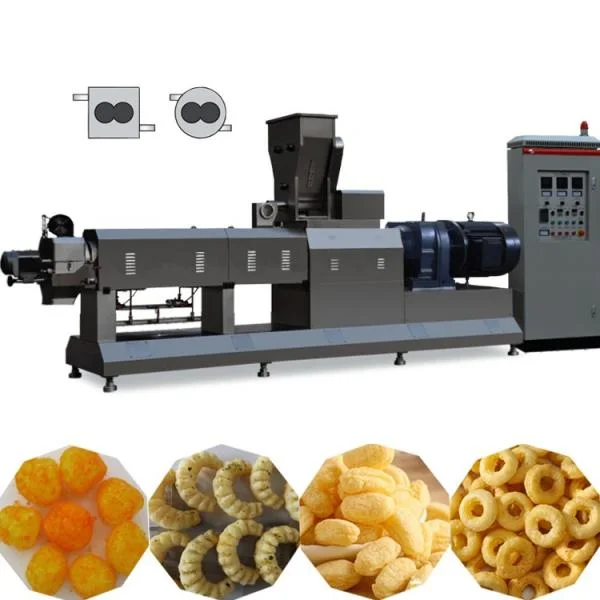 Extruir de merienda máquina de Alimentos Extruir de maíz con espuela pequeña Máquina Coreana