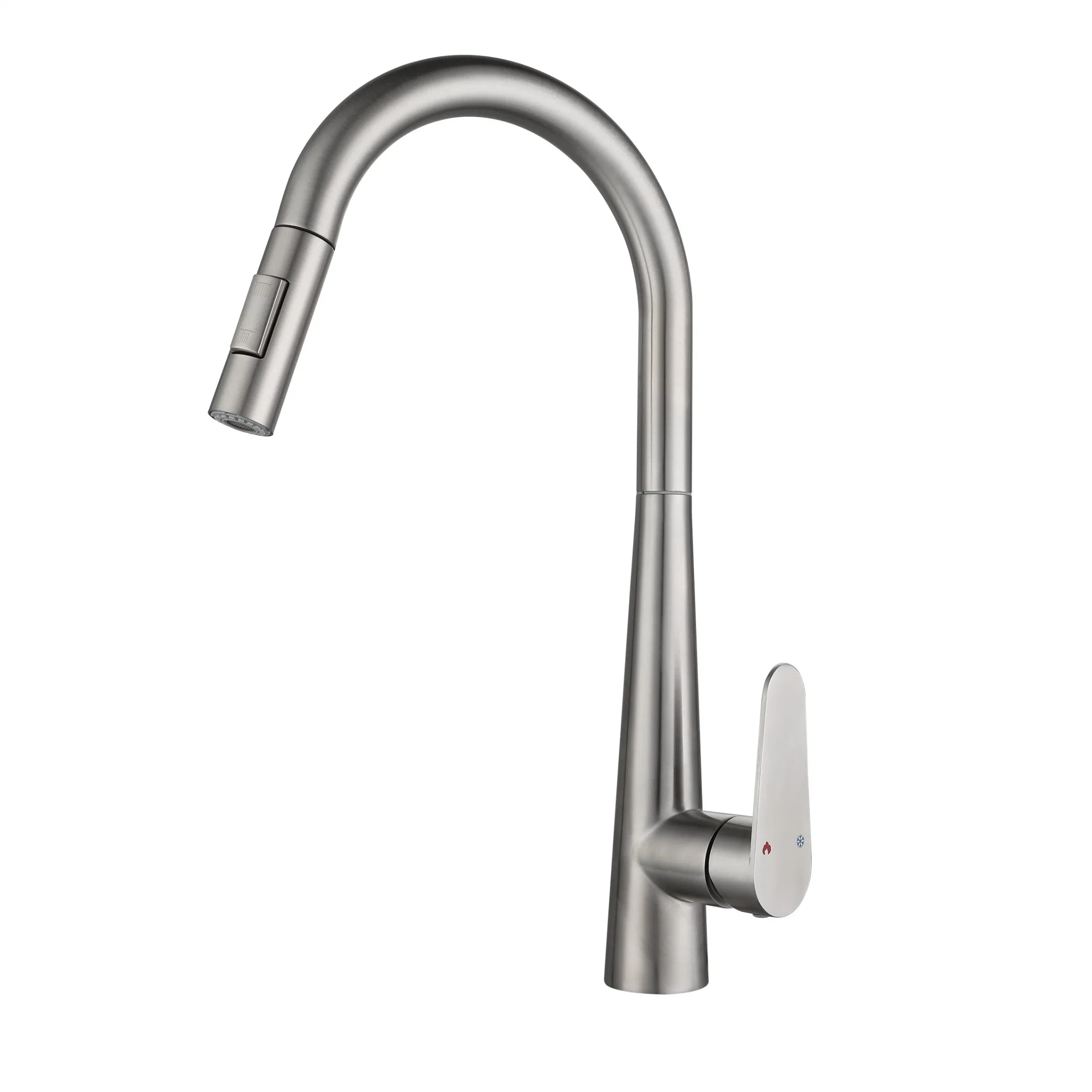 Landonbath UK Style Ceramic Valve Material Pull out Kitchen Sink Mixer Water Spray Kitchen Faucet Taps