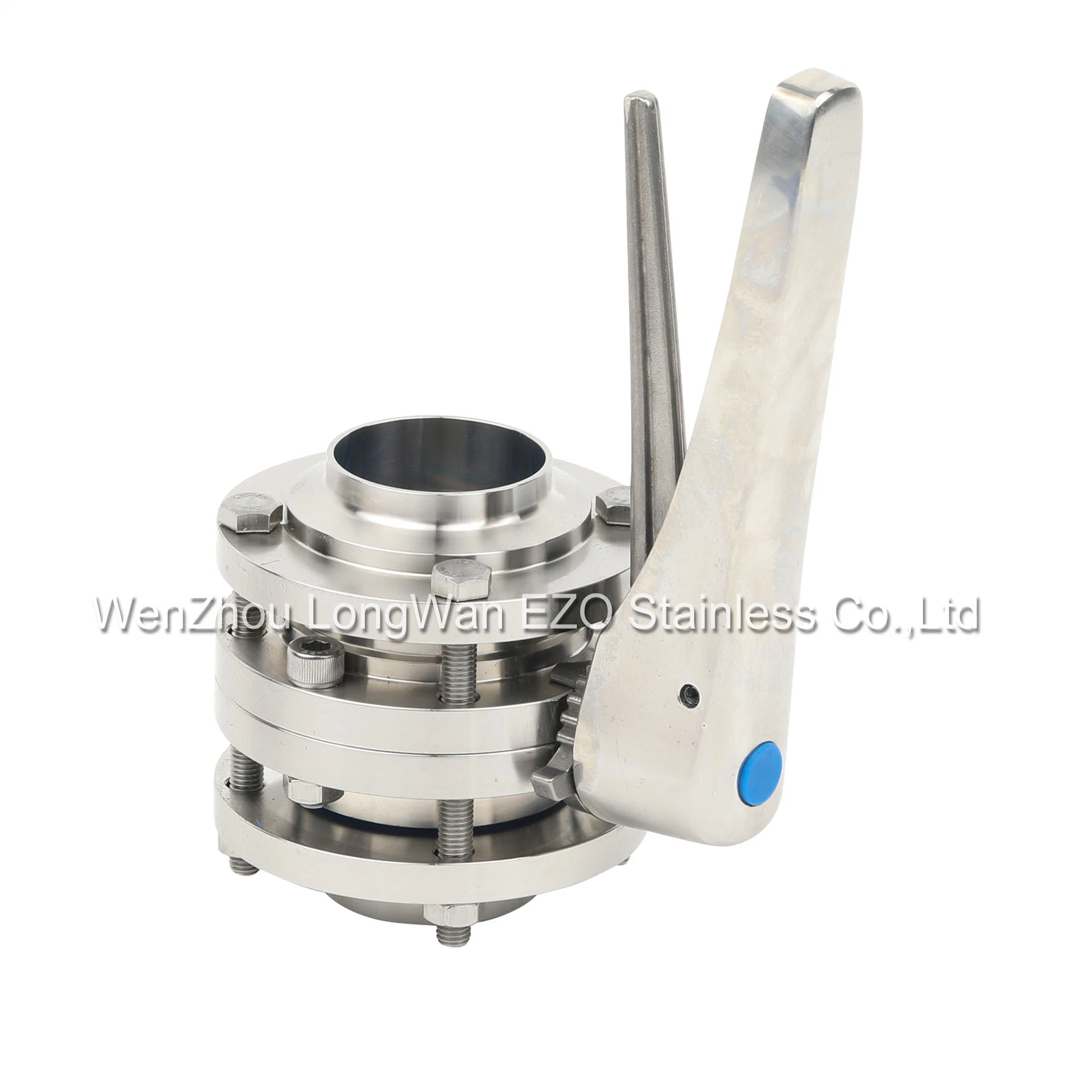 Stainless Steel Hygienic Clamped/Flanged Butterfly Valve (JN-BV2006)