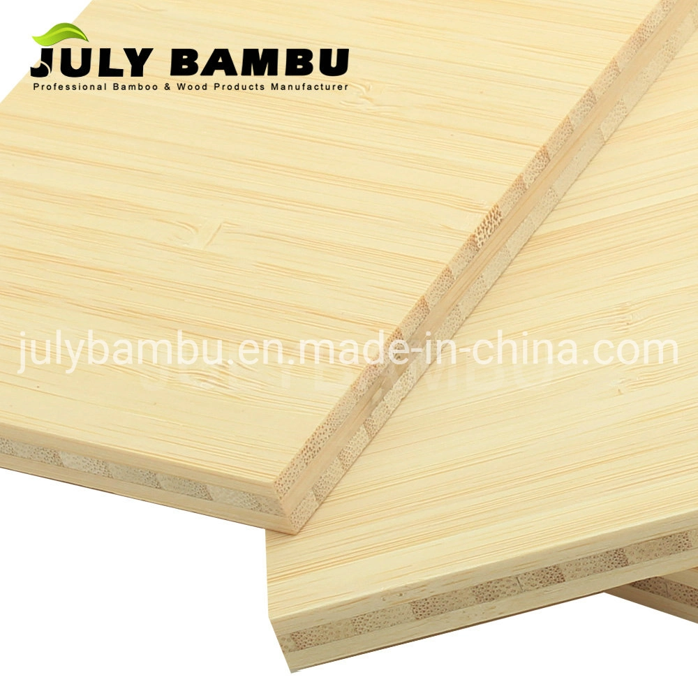 9mm Natural Vertical Corss Lamianted Bamboo Wood Planks Use for Indoor Furniture