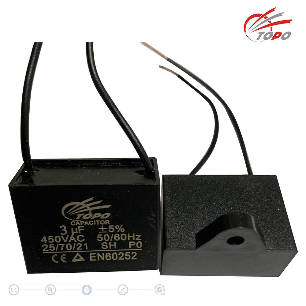 AC Motor Ceiling Fan Capacitor Price with Sh RoHS Polypropylene