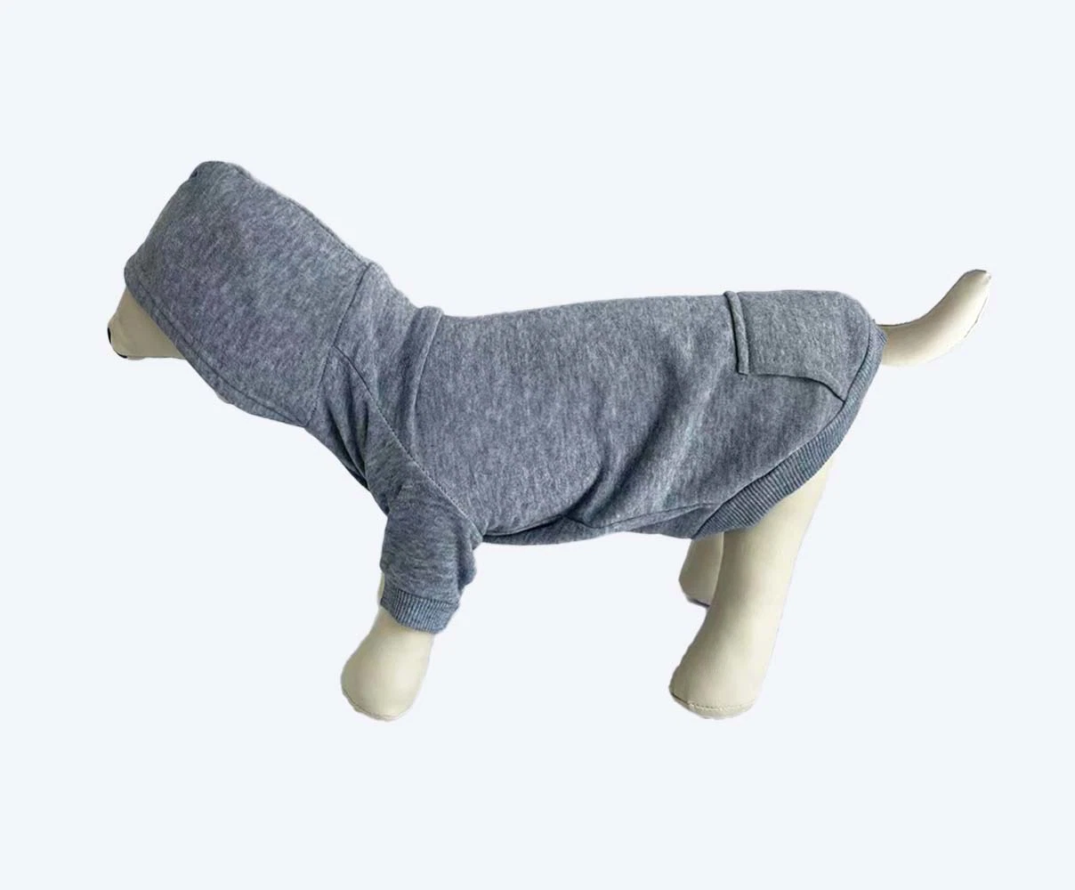 Customized Fashion Outdoor Pocket Comfortable Dog Soft Hoodies Pet Apparel