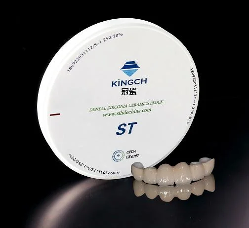 Zirconia Dental dental de zirconio en blanco material restaurativo