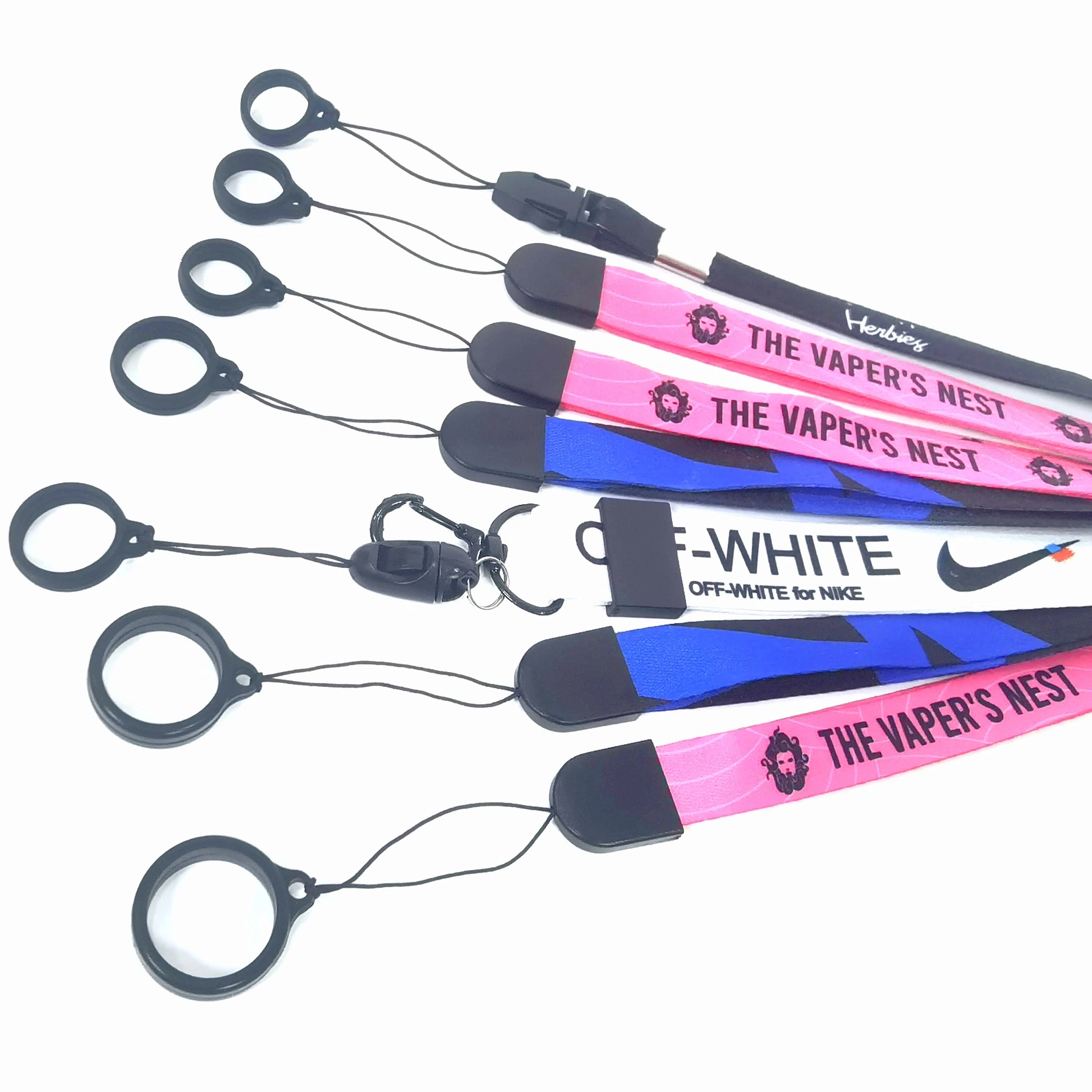 Manufacturers Produce Grapefruit Lanyards, Colored Cigarette Pole Lanyards, Electronic Cigarette Lanyards, Large Cigar Silicone Ring Hanging Straps