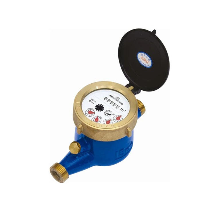 ISO 4064 DN15 classe B eau corps en laiton multi-jet Compteur pour eau froide