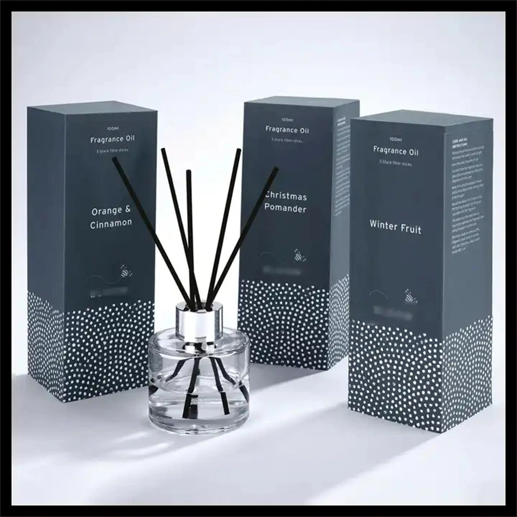 OEM Wholesale Gift Seasonal Product Style Reed Diffuser for Christmas and Home with Gift Box and Glass Bottle