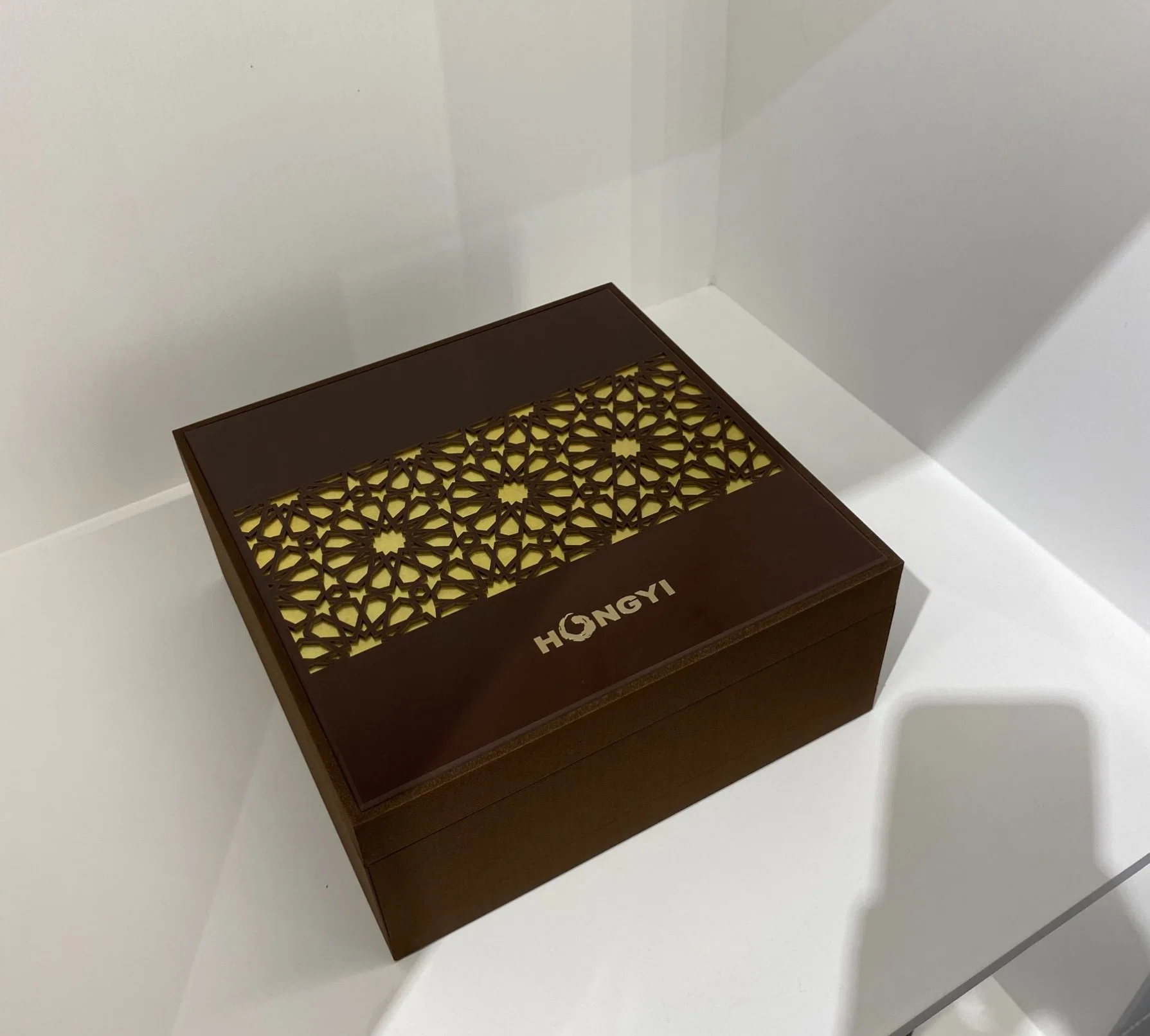 Impresión offset UV fragancia del perfume de Regalo de madera Embalaje Embalaje Logotipo estampado