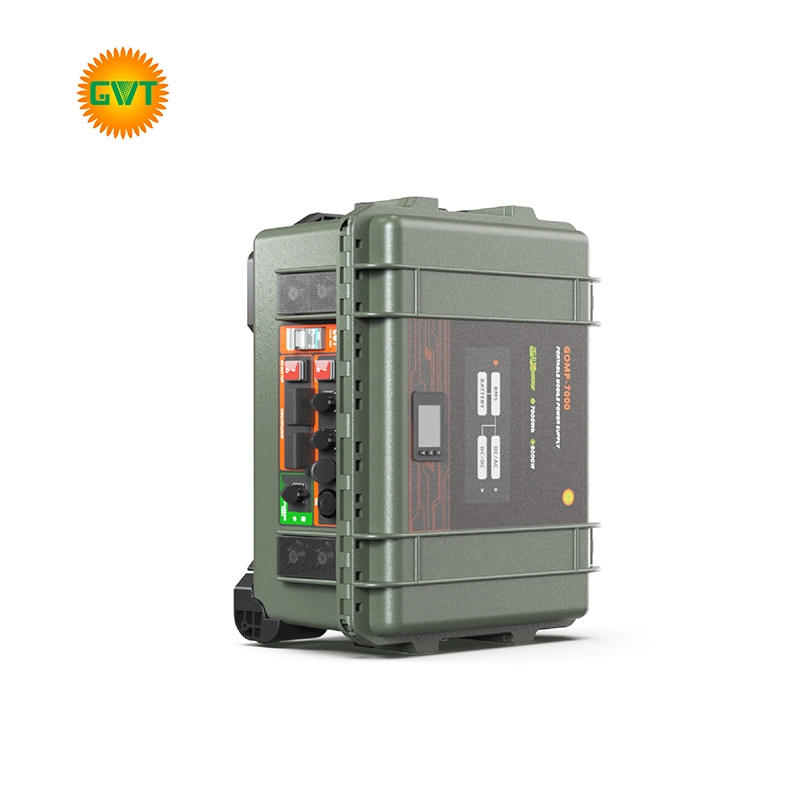 Outdoor Mobile Power Supply 7000kwh Portable Solar Generator Station Rechargeable Battery