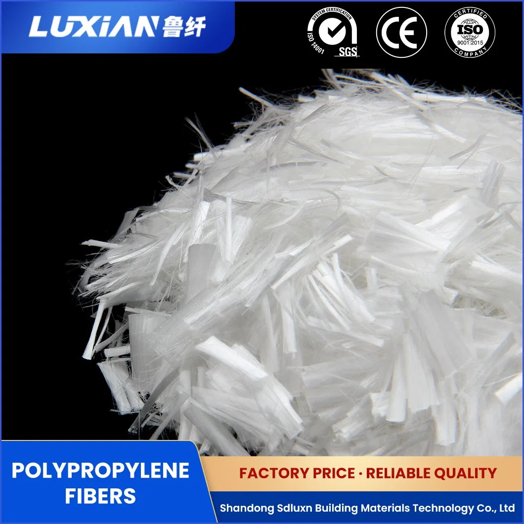 Sdluxn Fiber Concrete Engineering Materials OEM Customized Lxbk Modified Polypropylene Reinforced Polypropylene Fiber China High Tenacity PP Manufacturer