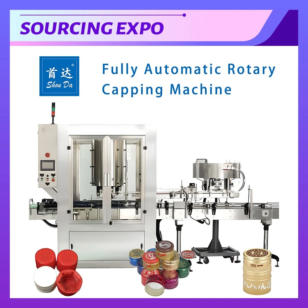 Seamless and Efficient The Rotary Capping Machine to Bottles Jars or Other Containers Screw Caps Snap Caps Press-on Caps