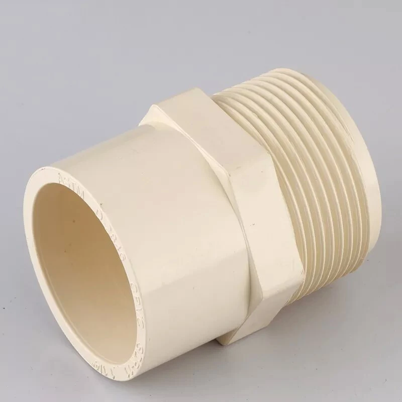 Conector macho Dwv producidos en fábrica tamaños personalizables Dwv Adaptador macho de HDPE tubería y accesorios de tubería
