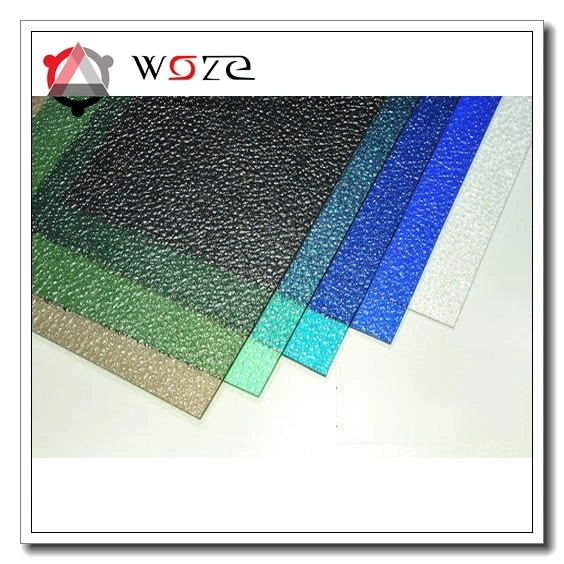 Customized Heat Resistant Polycarbonate Embossed Sheet for Window Decoration Materials