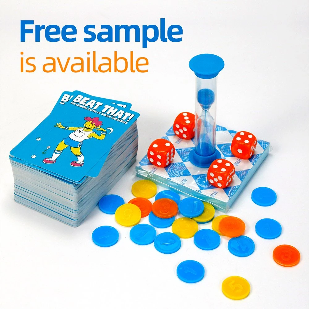 Free Sample Custom Printing Drinking Trading Cards Bingo Game Best Kids Education Card Game Learning Card Flash Cards for Kids Educational