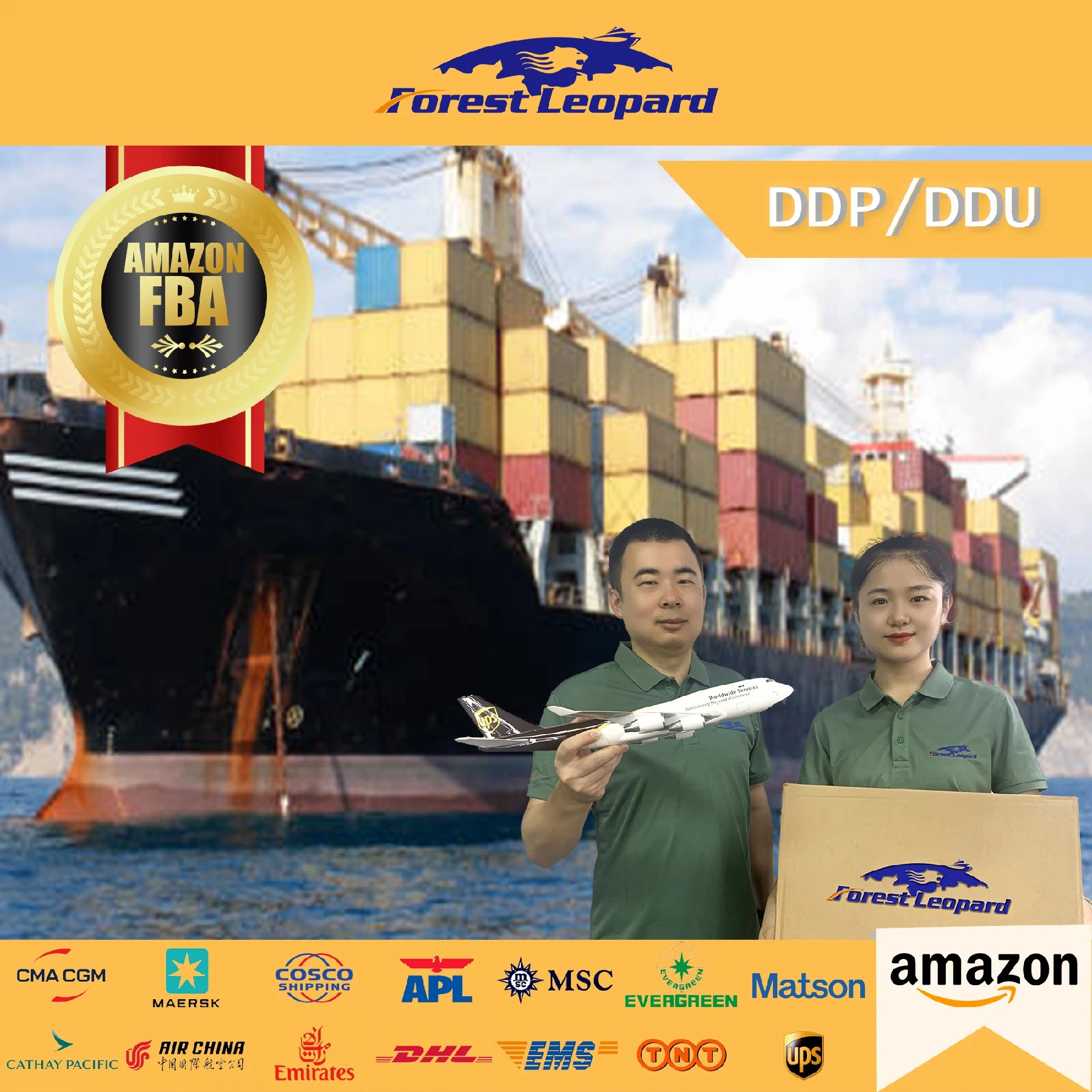 Amazon Fba Shipping Sea Freight Forwarder From China to Australia Shipping to Amazon USA