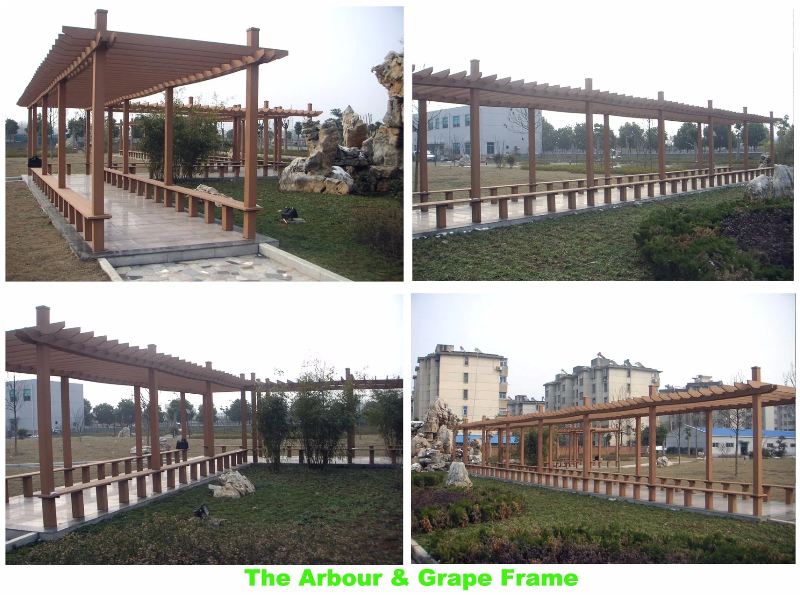 201*81mm High Strength WPC Pergola Beam