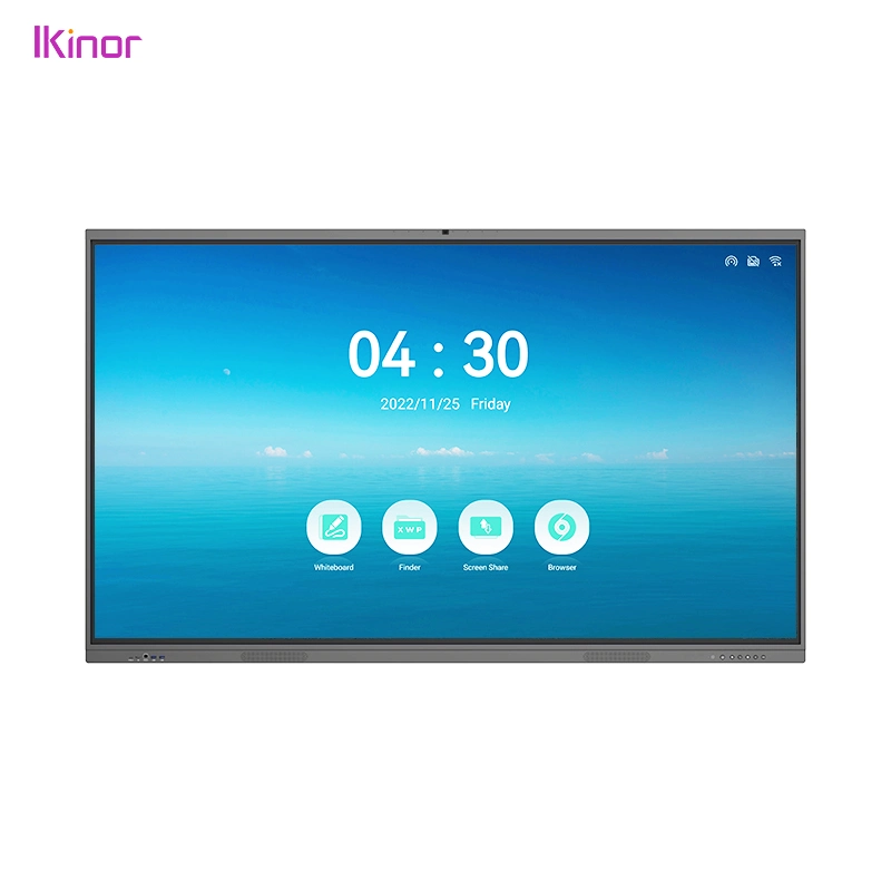 ODM OEM Ikinor T982 CVT 311d2 65 75 86 98 polegada Duplo sistema Android Market 11 Painéis de televisão interactiva de ecrã táctil