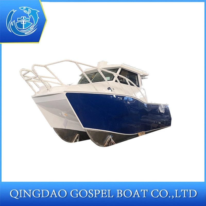 Gospel 8.8m / 28FT Catamaran embarcação de Pesca de alumínio para venda