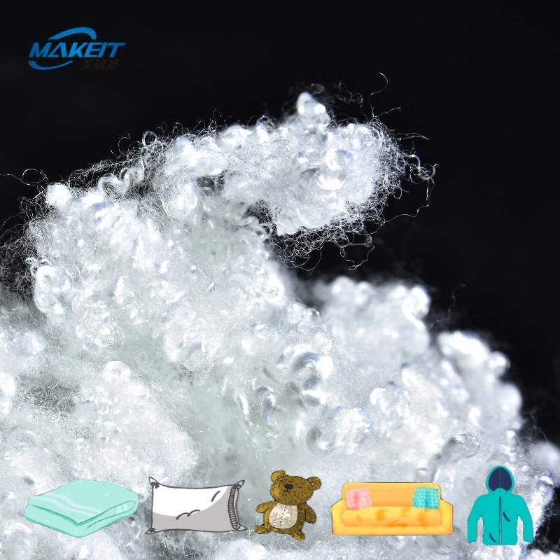 Makiet 3D*32mm Manufacturing Polyester Fiber Cotton Stuffing Filling Material