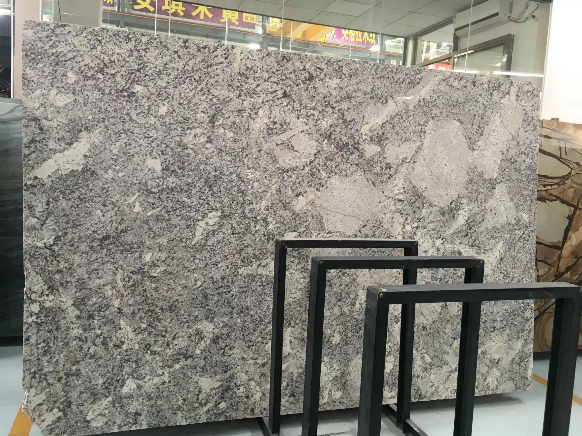 Alaska White Granite Slabs&Tiles Granite Flooring&Walling