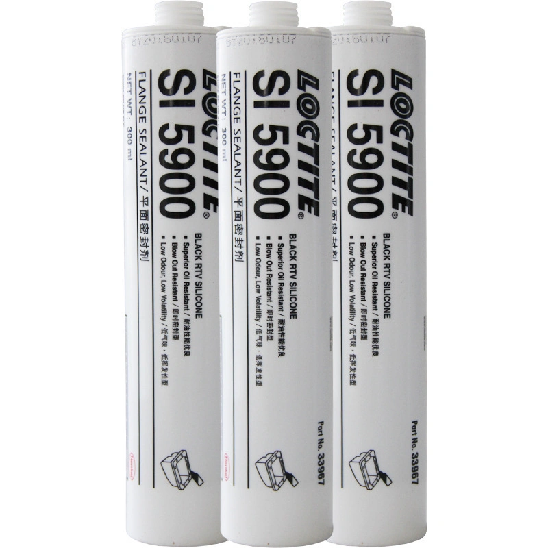 Solução de vedação à prova de água Lyr146 de 300 ml, silicone Loctiter 5900 resistente à temperatura Cola de vedação