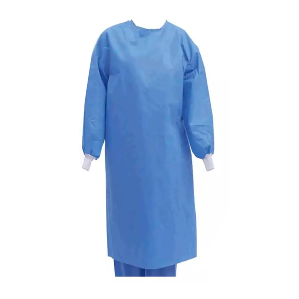 Medical Disposable Protective Clothing Lab Coat Isolation Gown Long-Sleeve