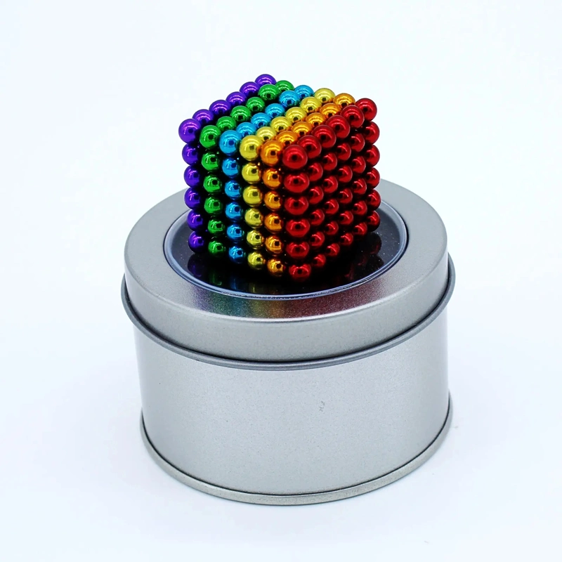 Hot Sell Permanent Neodymium Mini Balls 216/512/1000 Magnetic Cube Balls for Toy