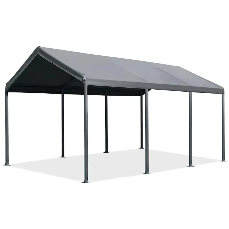 Heavy Duty Car Canopy with Powder-Coated Steel Frame