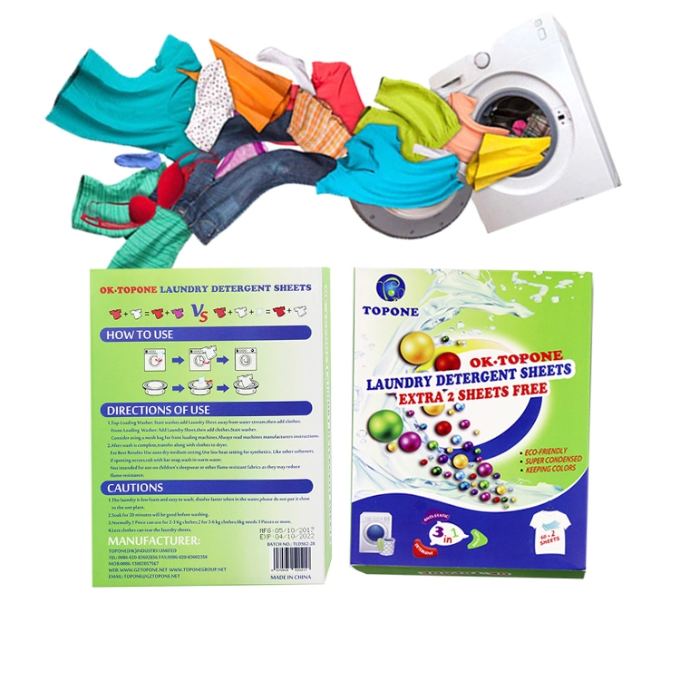 O OEM/China Daily ODM necessidades Detergentes domésticos Folhas