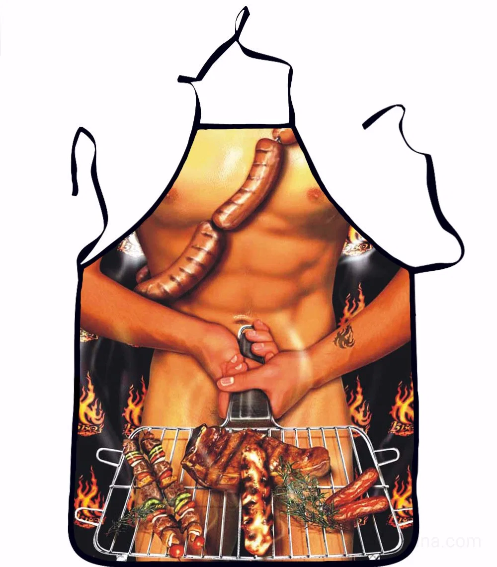 OEM Fashion Flower Printed Kitchen Masonic Sexy Apron