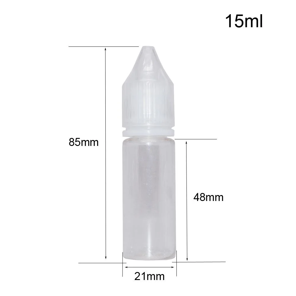 15ml 30ml 60ml E Liquid Bottle with Tamper-Proof Caps