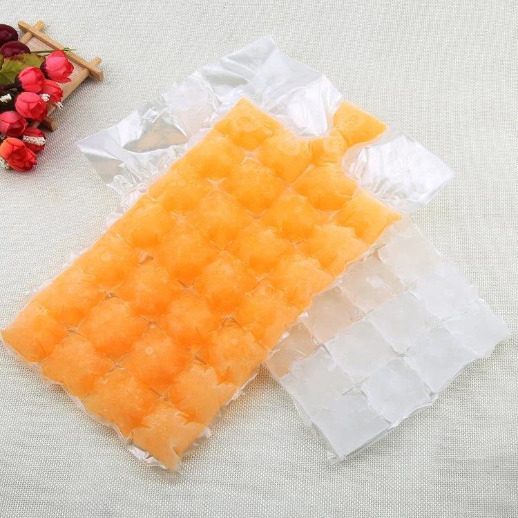 Disposable Ice Bag Food Grade Safety Disposable Plastic Ice Cube Bag for Making Ice Packs