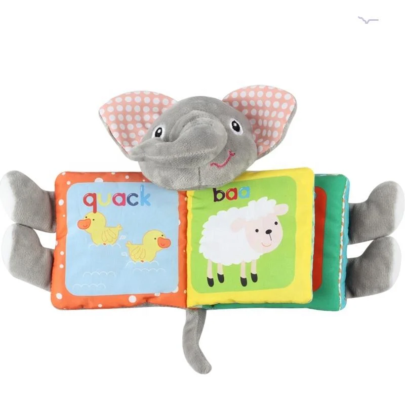 Attraktive und langlebige Großhandel/Lieferant Stock Crinkle Sound Stoff Buch Baby Studie