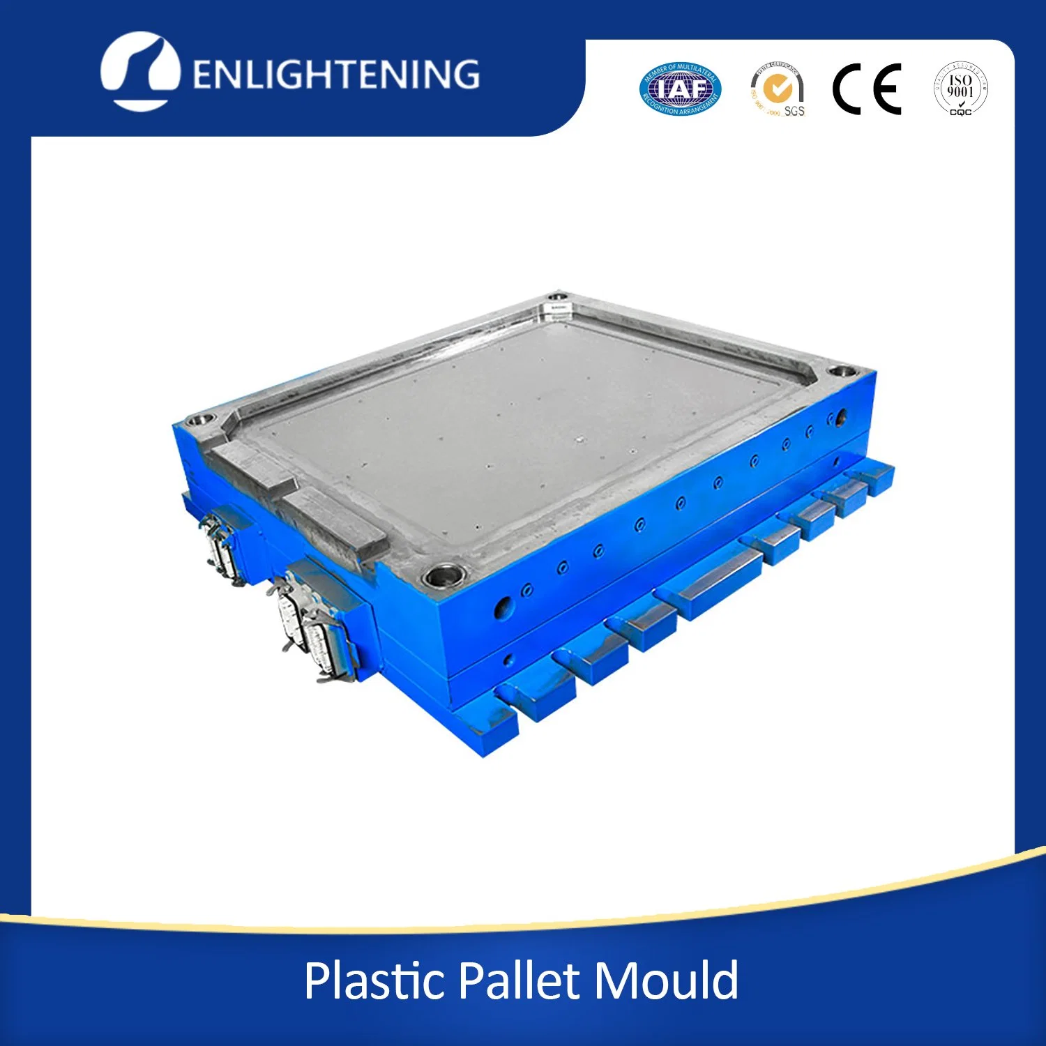 China Kunststoff-Injektion Single Face Heavy Duty Pallet Mold Maker Kundenspezifische Kunststoff-Palettenform für Industrie 1200 * 1200 Kunststoff-Palette Produkt