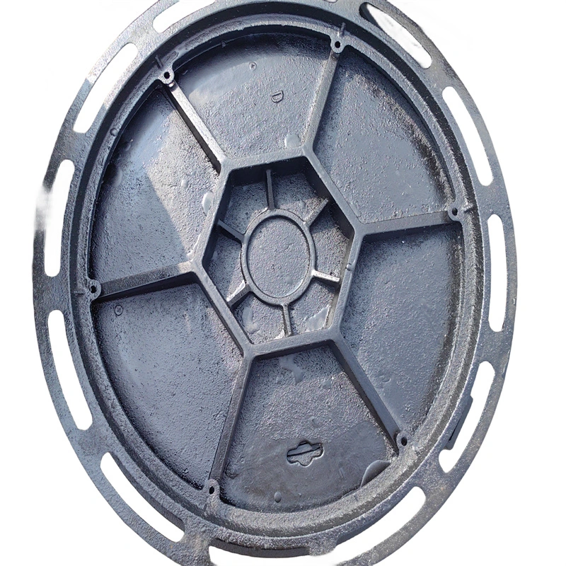 En124 D400 850*850 Cast Iron Ductile Iron Fuel Tank Rain Water Manhole Cover with Manhole Key