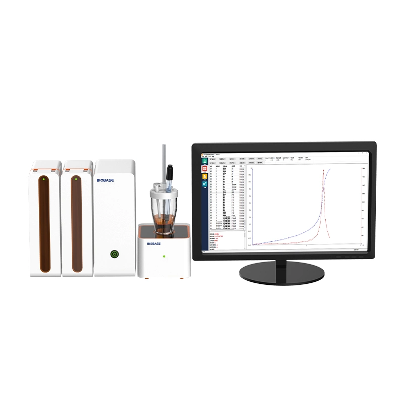 Biobase Lab Automatic Digital Potentiometric Titration System Auto Titrator