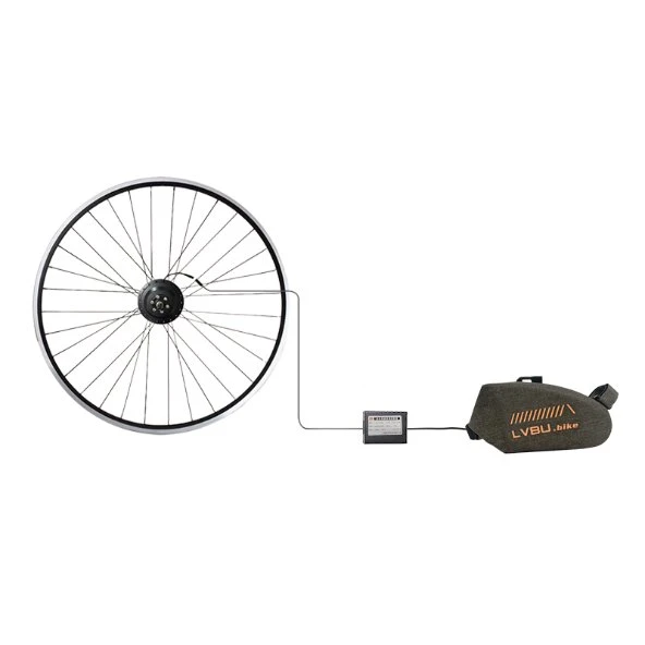 Roda Lvbu de longo alcance Bt30V 36 V 250 W BLDC Roda do kit de conversão de bicicletas elétrico do motor