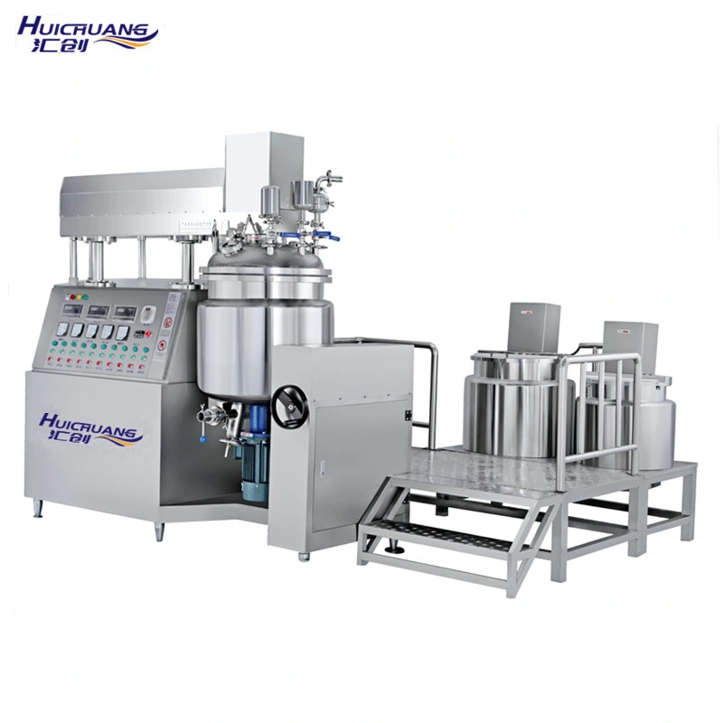 Vacuum High Viscosity Cream Paste Emulsifying Homogenizer Body Lotion Emuslifier Shampoo Mixer Cosmetic Making Machine Soap Production Equipment