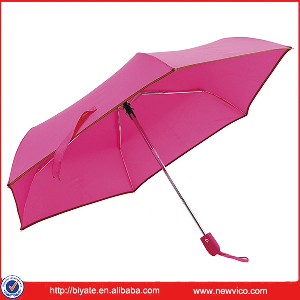 Logo Customized Auto Open Close Foldableumbrella with Air Vent