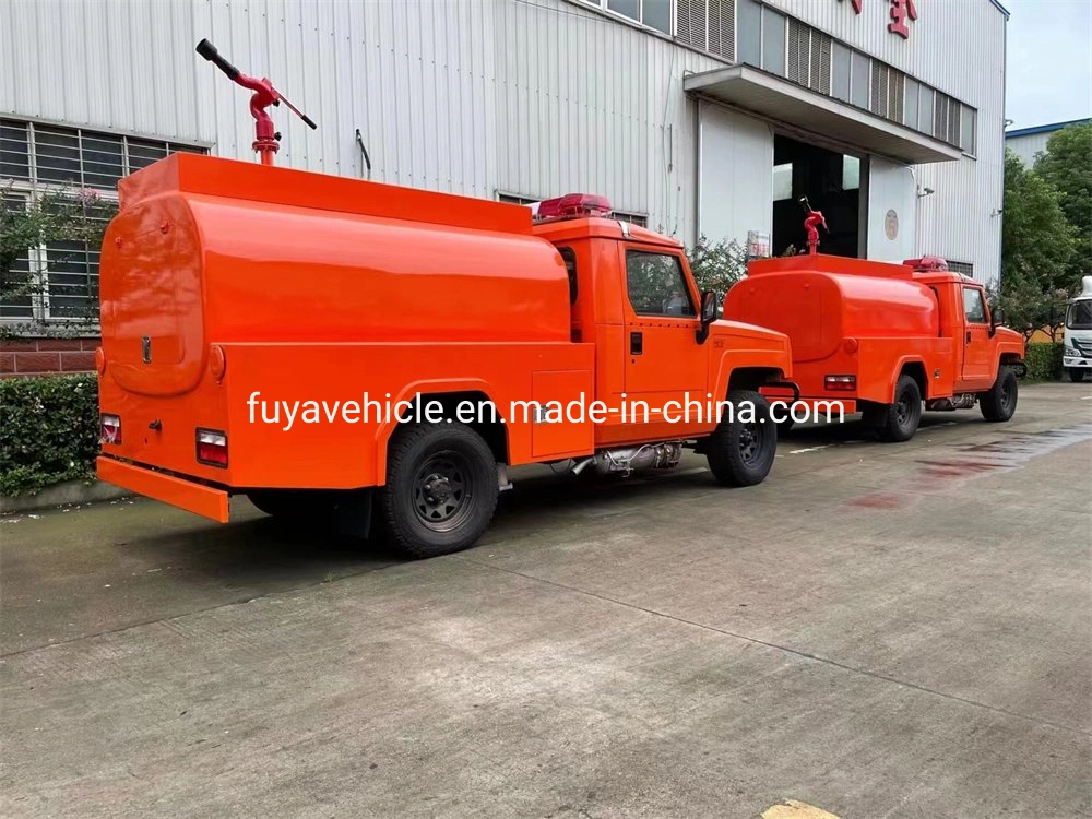 Chinese Brand 4WD off Road Automatic Oil or Gasoline 4X4 Pickup Forest Fire Truck for Sale