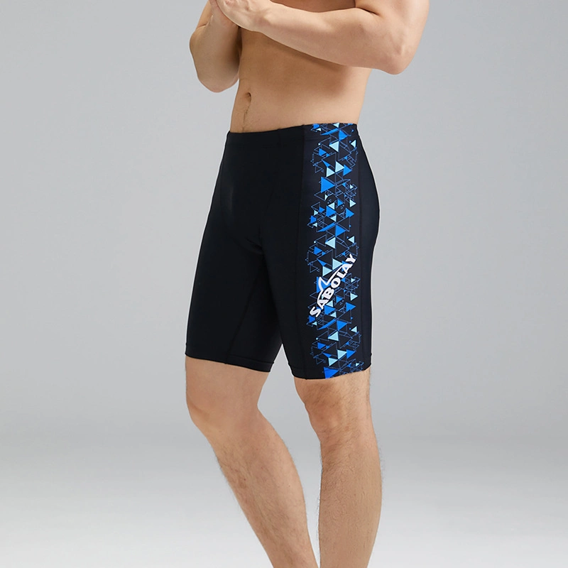 Chlorine Nylon Breathable Slim Sports Shorts Men Swimwear