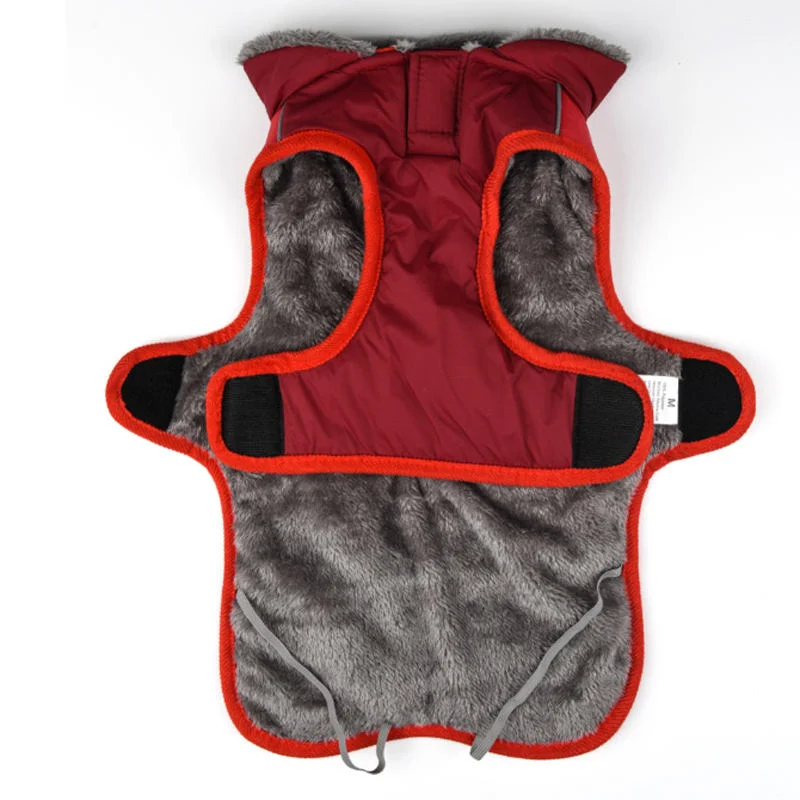 Pet de alta calidad Abrigo Forro Polar elegante reflejan perro impermeable Chaqueta ropa