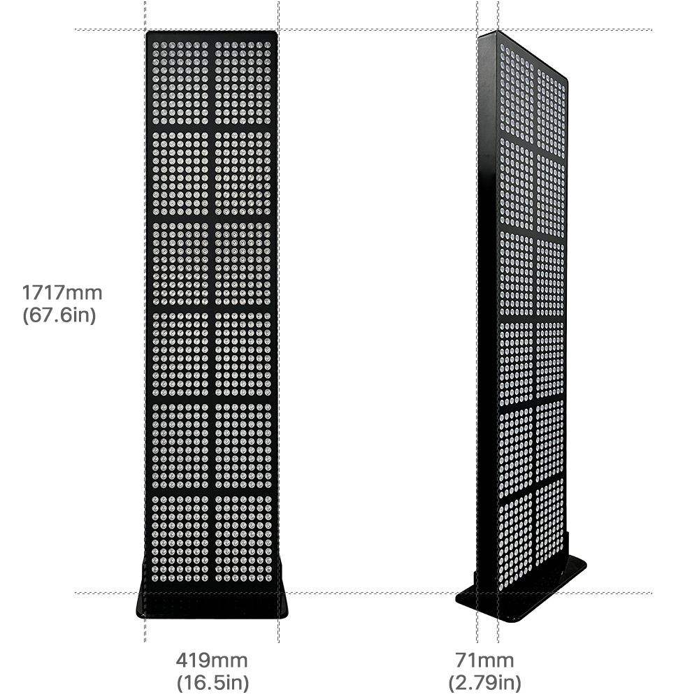 La terapia de luz LED 3600W LED infrarrojos Pulsemode Dispositivo del panel de la terapia de luz roja