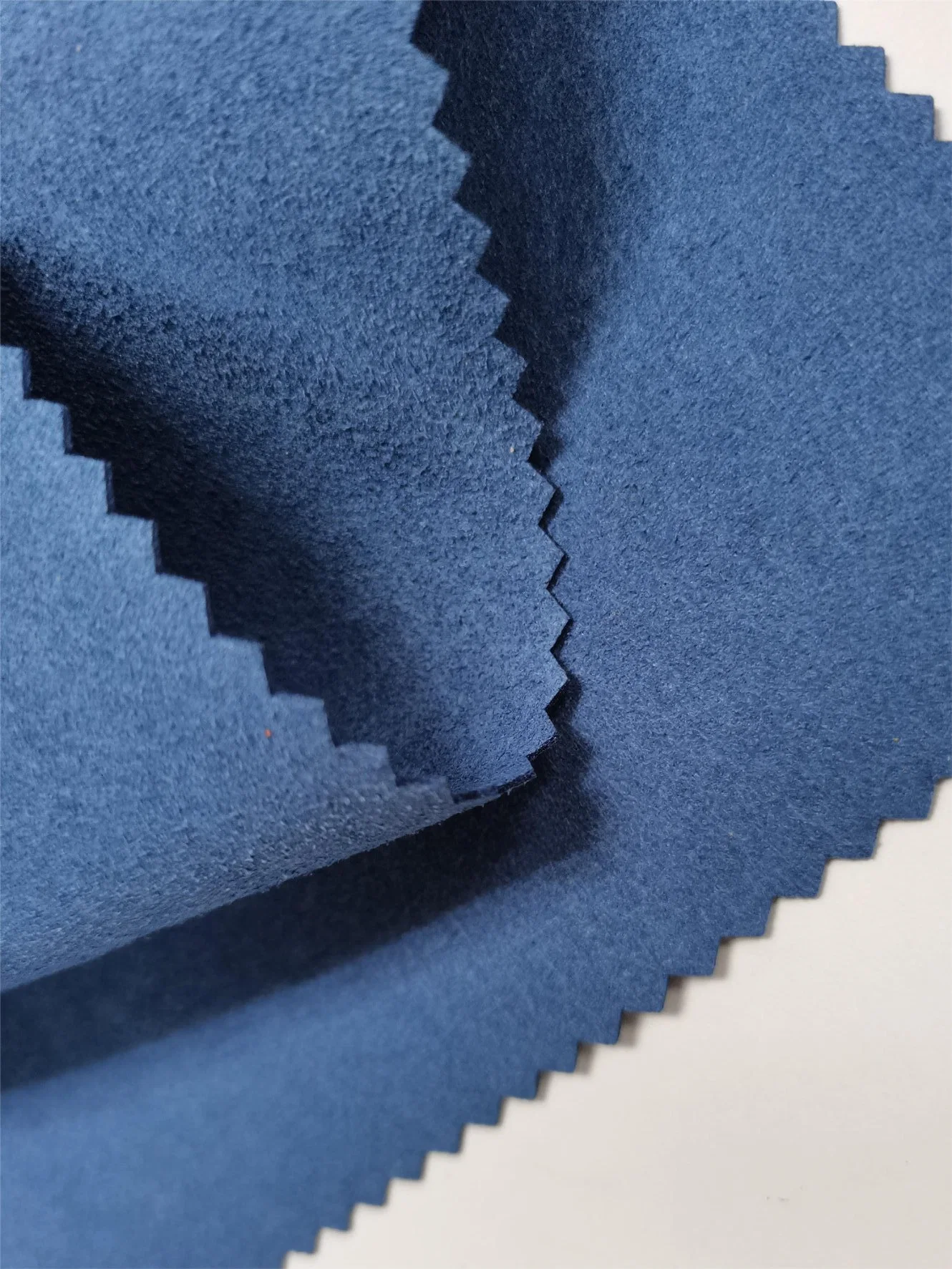 Luvas de malha de camurça fibra Huafon Non-Woven Nylon Tecido Suede para luvas económicas